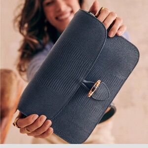 Sezane Milo Handbag Blue